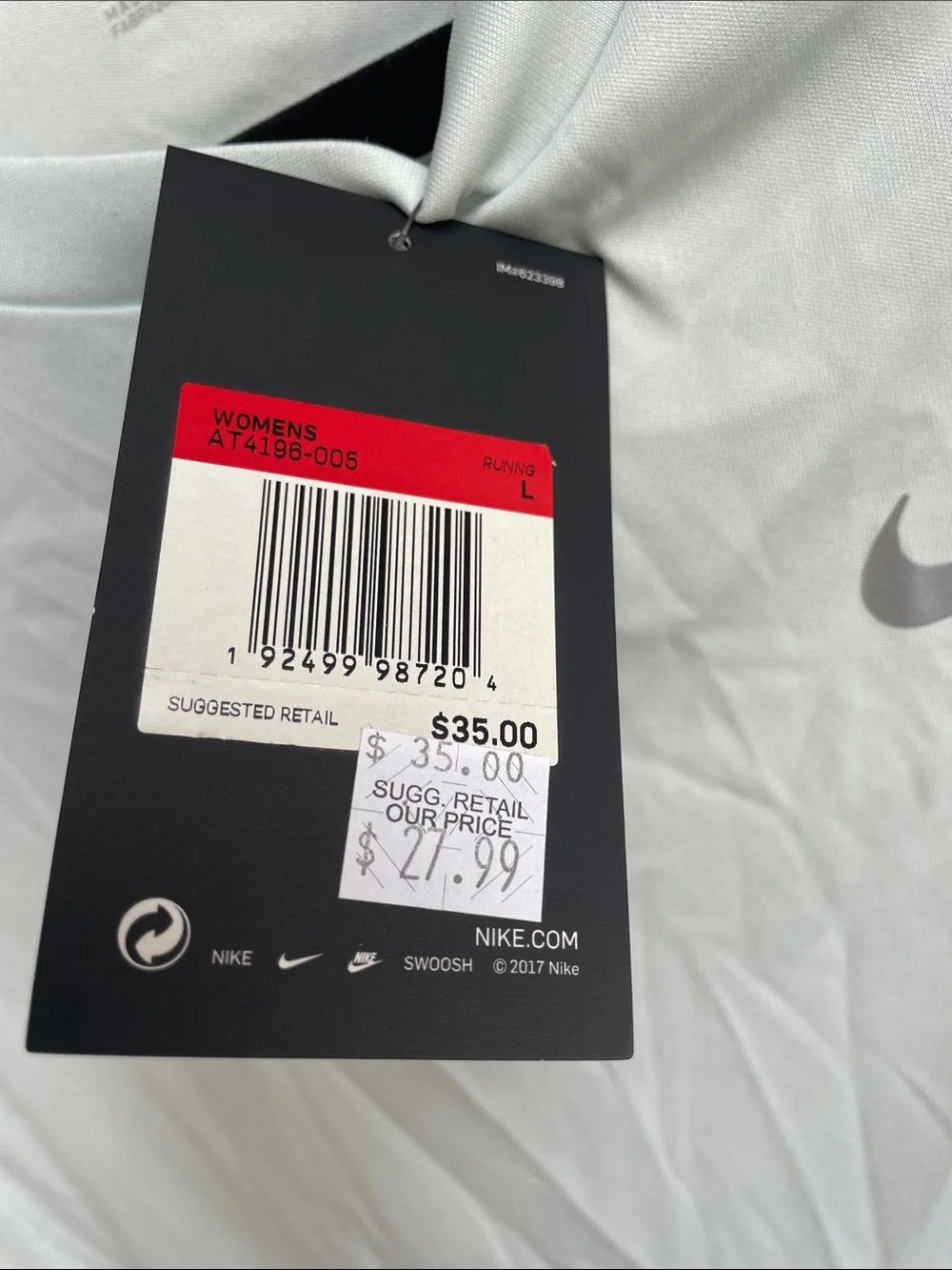 Nike Men's Dri-FIT Light Gray Short-Sleeve Training Polo
